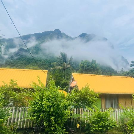 Nong Khiaw Ing Ing Mountain View Bed and Breakfast Exteriör bild
