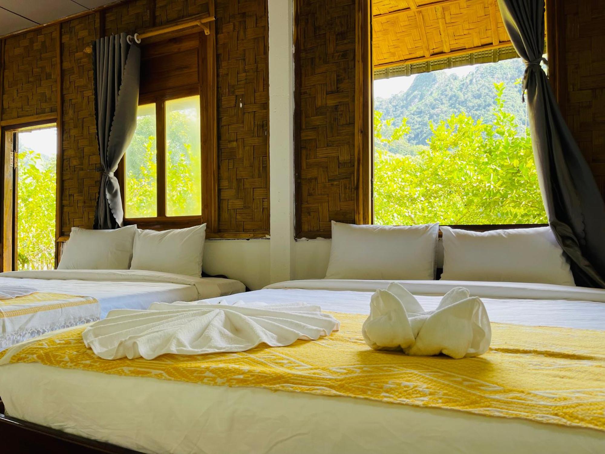 Nong Khiaw Ing Ing Mountain View Bed and Breakfast Exteriör bild